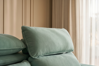 Aqua L-shaped Sofa