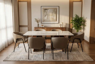 Carve 6 Seater Dining Set