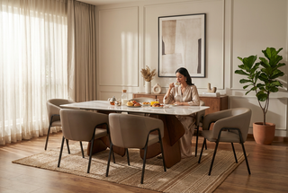 Carve 6 Seater Dining Set