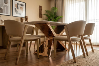 Roselle 6 Seater Dining Set