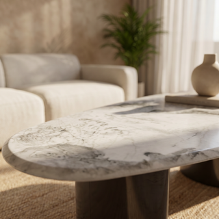 Curve Marble Table