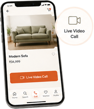 Click on the Live Video Call icon on your screen.